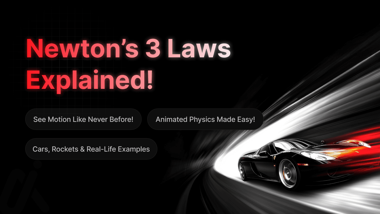 Newton's 3 Laws Explained!